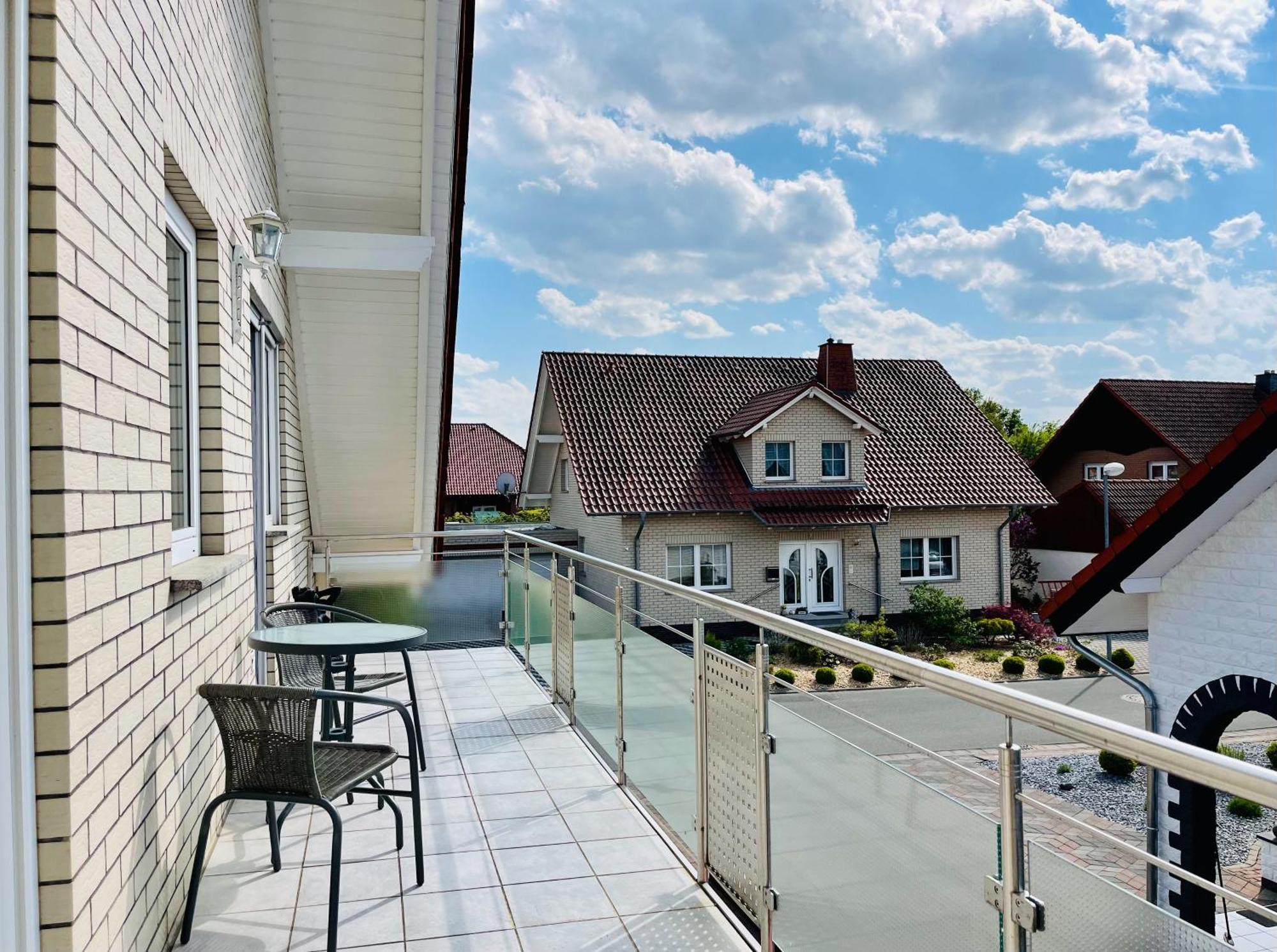Ferienwohnung Gold-Blick Korbach Exteriör bild